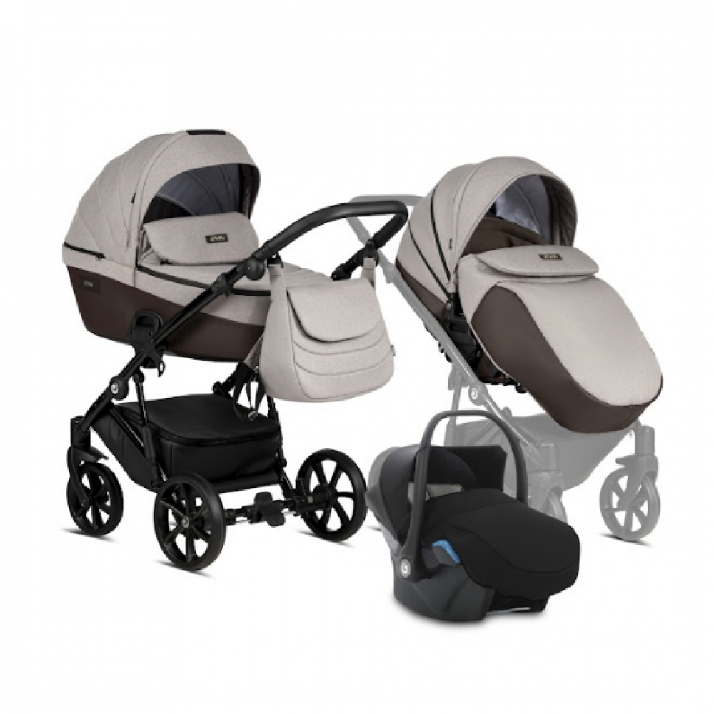 Коляска 3 в 1 Tutis Viva 4 Essential, Warm Grey (068)