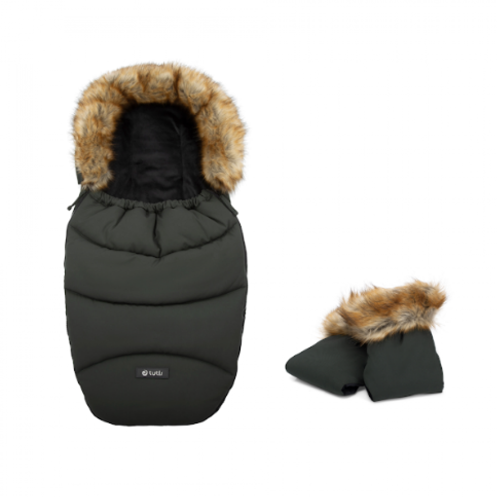 Зимний конверт + муфты Tutis Winter Edition, Pistacchio