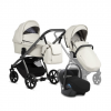 Коляска 3 в 1 Tutis Mio Eco-Leather, Light Gray (057)