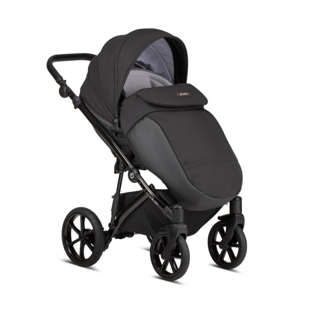 Коляска Tutis Viva Life 2020 2 в 1, Caviar (070)