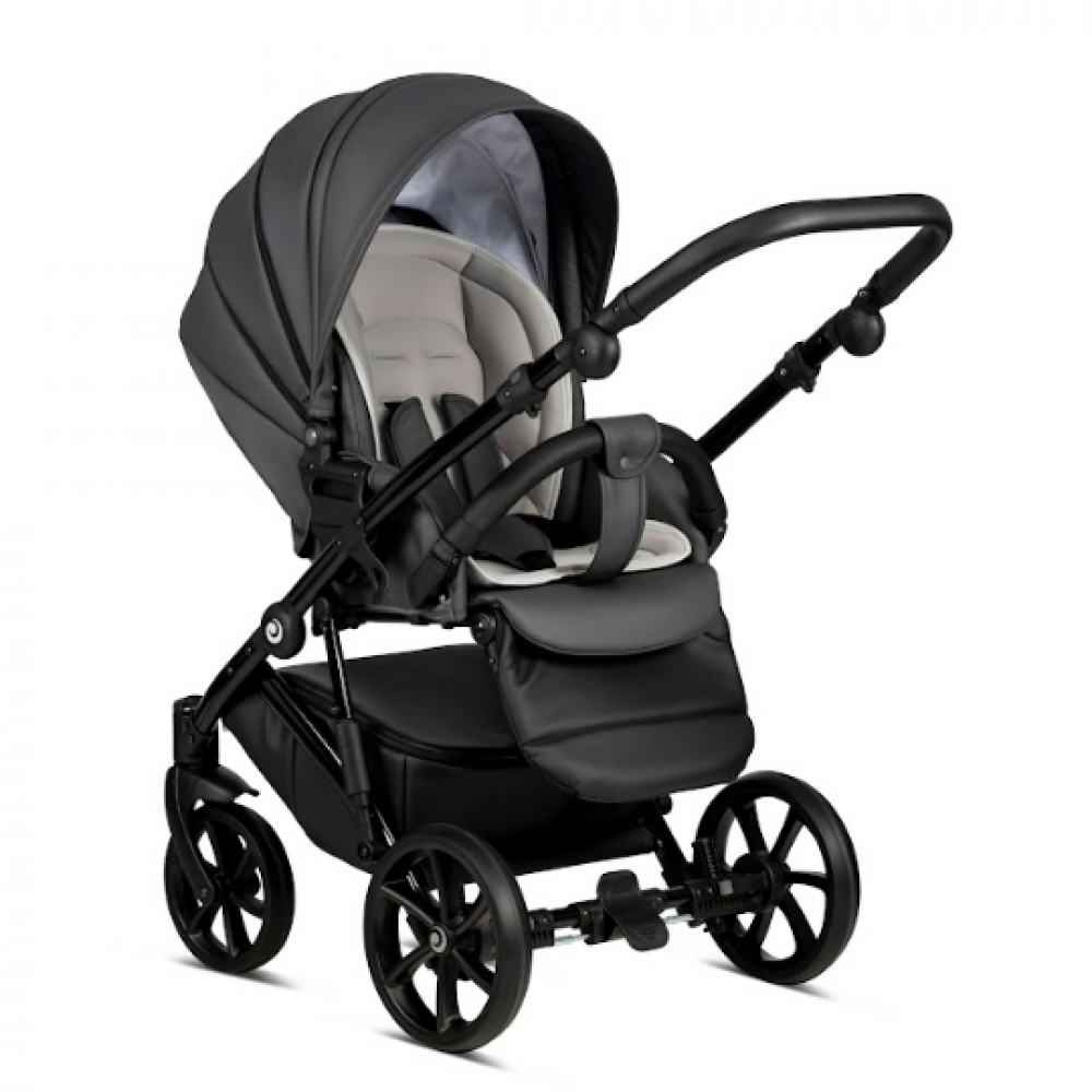 Коляска 2 в 1 Tutis Viva 4 Eco-Leather, Shadow Grey (087)