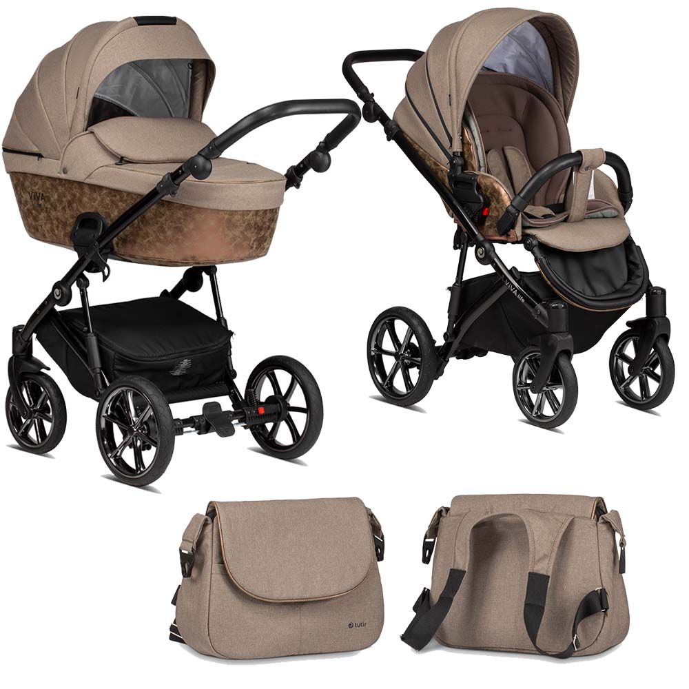 Коляска 2 в 1 Tutis Viva Life Majestic 2020, Copper (046)