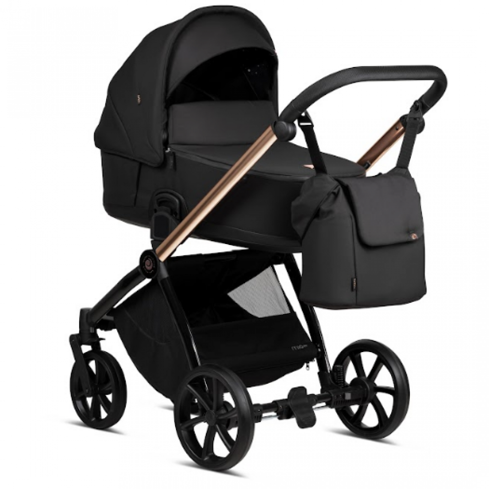 Коляска 3 в 1 Tutis Mio Plus Termo Black Edition, Rose Gold (292)