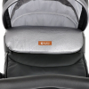 Коляска Tutis Nanni Leather 2021 2 в 1 Черный + Серебро