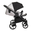Коляска 2 в 1 Tutis Novo Reflective 2022, Pearl Metalic / Black Reflective Print (289)