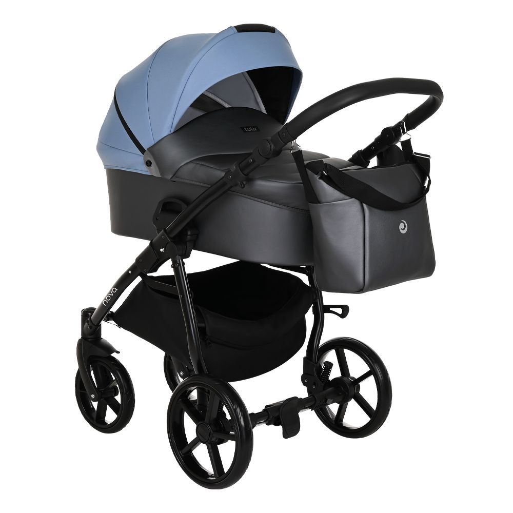 Коляска 2 в 1 Tutis Novo, Antracite Metalic / Blue Shadow (272)