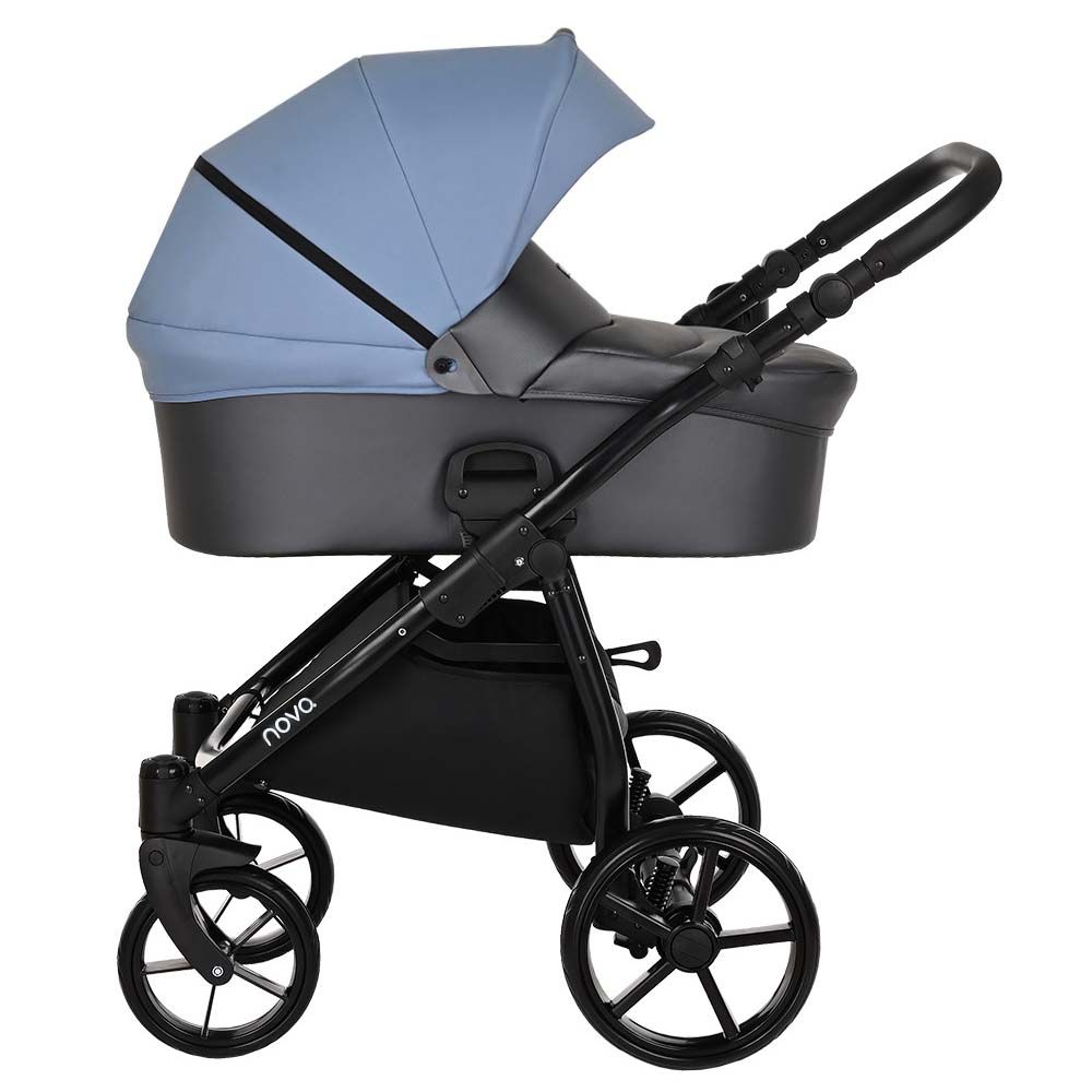 Коляска 2 в 1 Tutis Novo, Antracite Metalic / Blue Shadow (272)