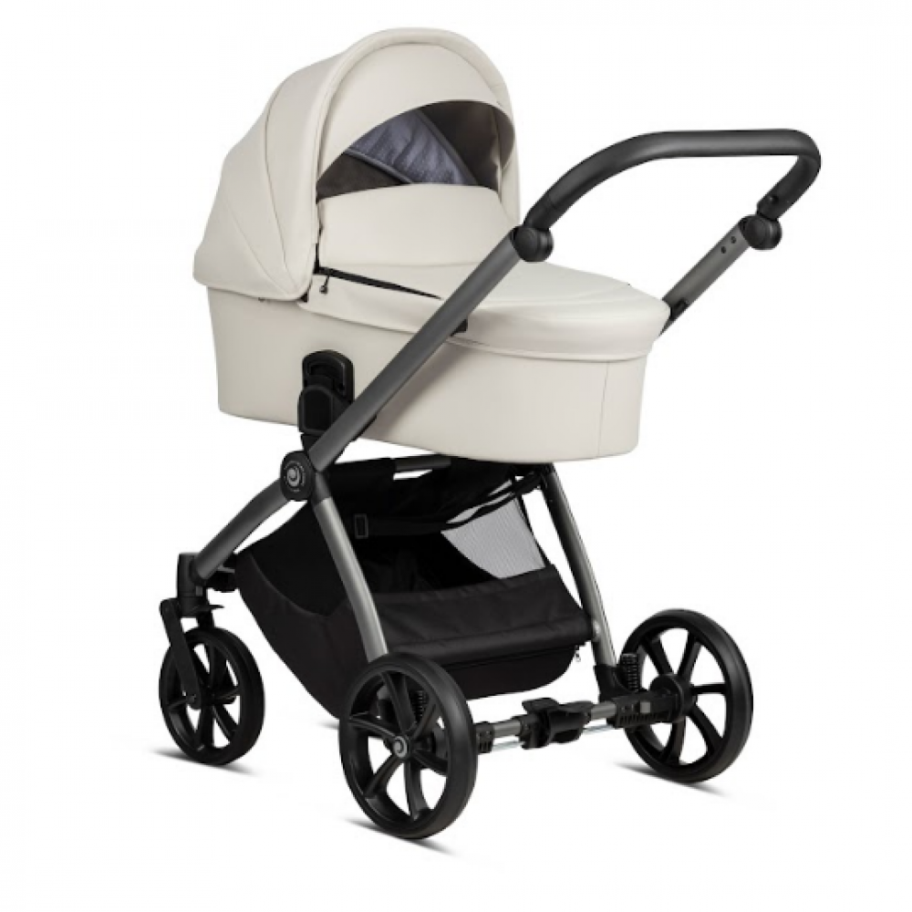 Коляска 2 в 1 Tutis Mio Eco-Leather, Light Gray (057)