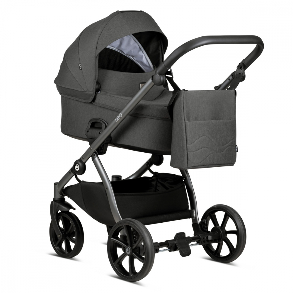 Коляска 2 в 1 Tutis Leo, Dark Grey (103)