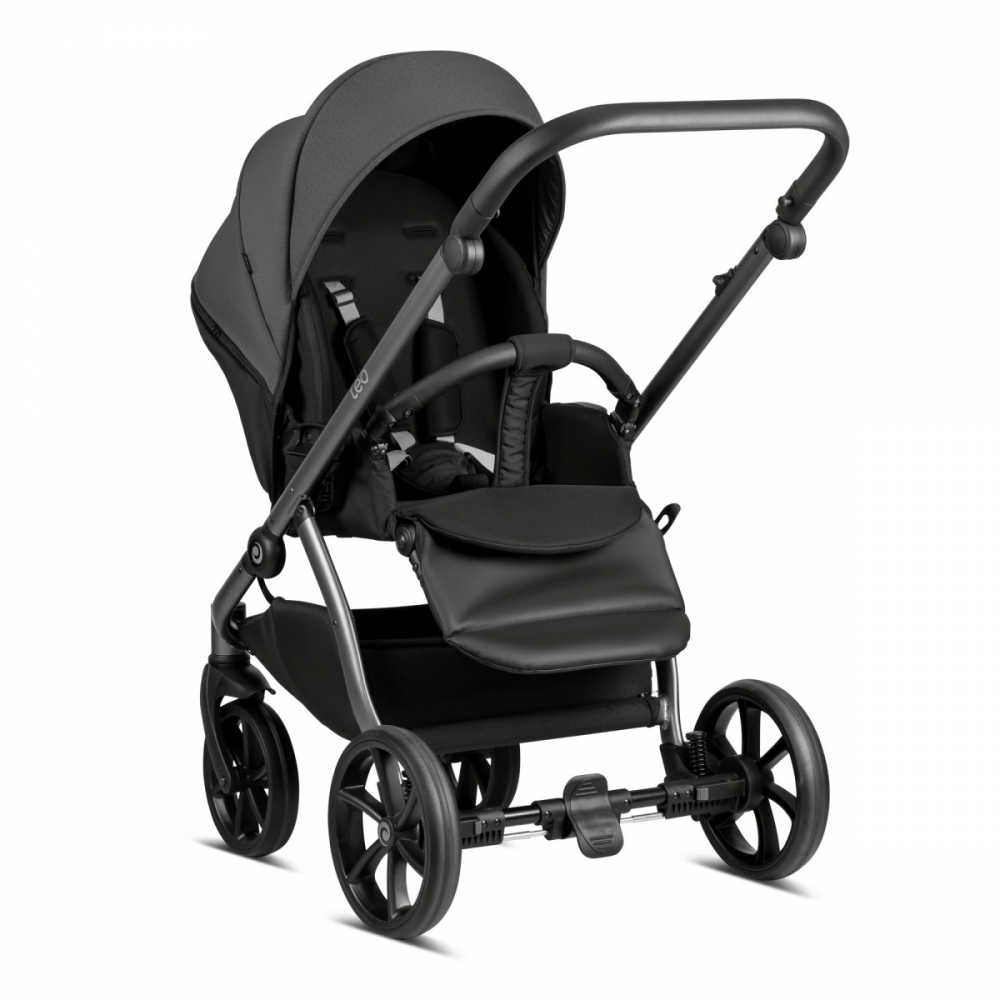 Коляска 2 в 1 Tutis Leo, Dark Grey (103)