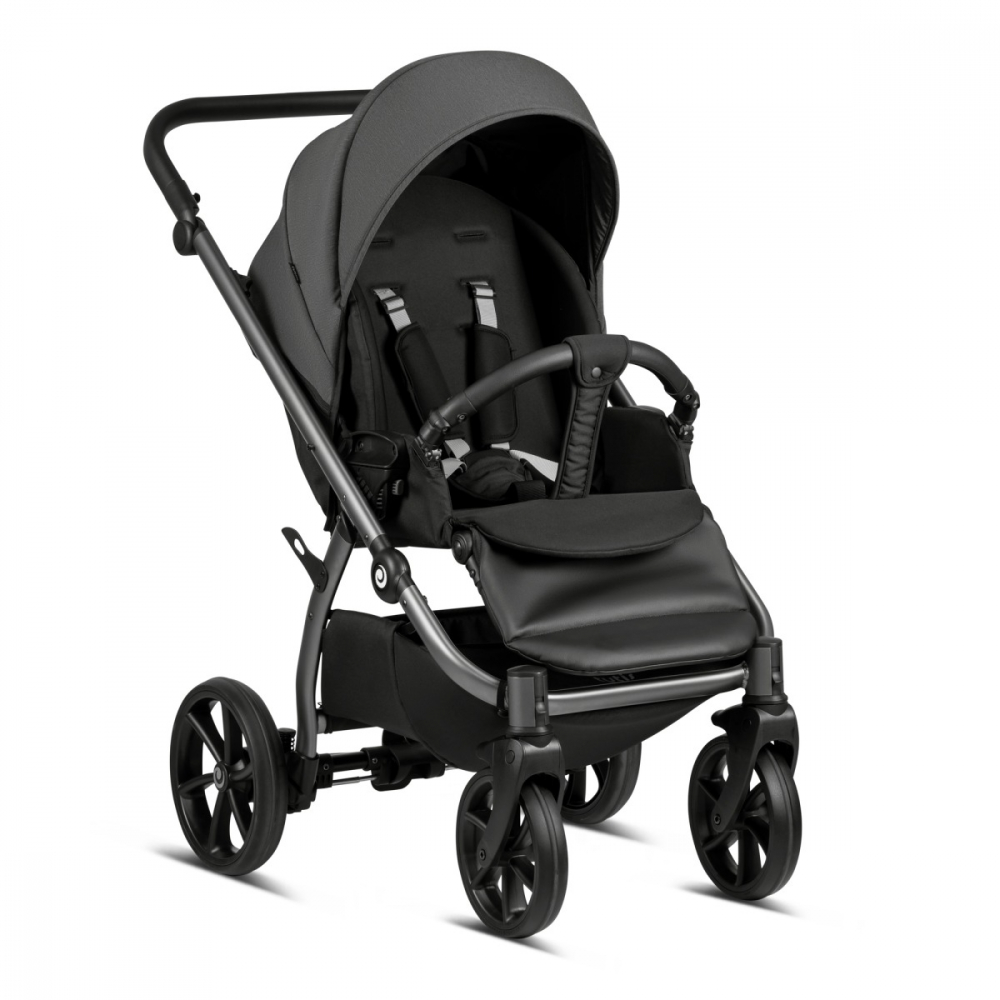 Коляска 2 в 1 Tutis Leo, Dark Grey (103)