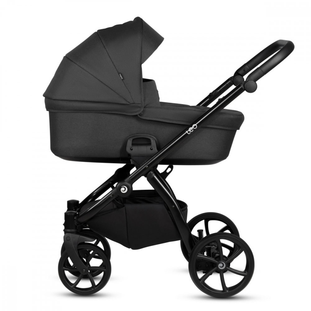 Коляска 3 в 1 Tutis Leo, Black (020)