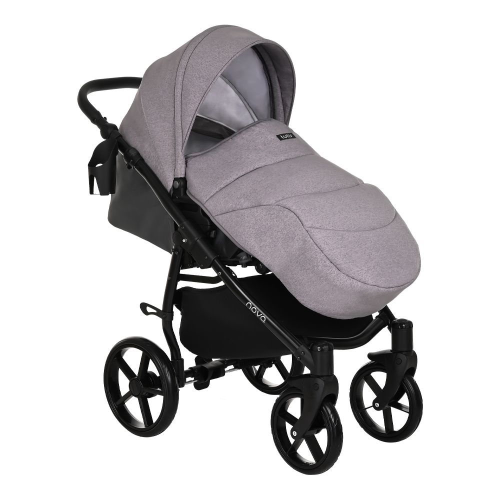 Коляска 2 в 1 Tutis Novo Reflective 2022, Antracite Metalic / Grey Reflective Print (227)