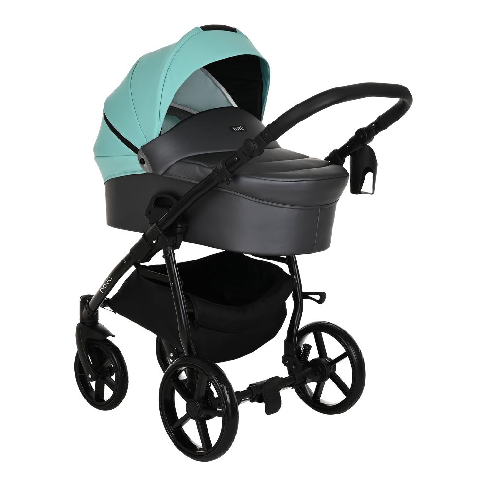 Коляска 3 в 1 Tutis Novo, Antracite Metalic / Mint (236)