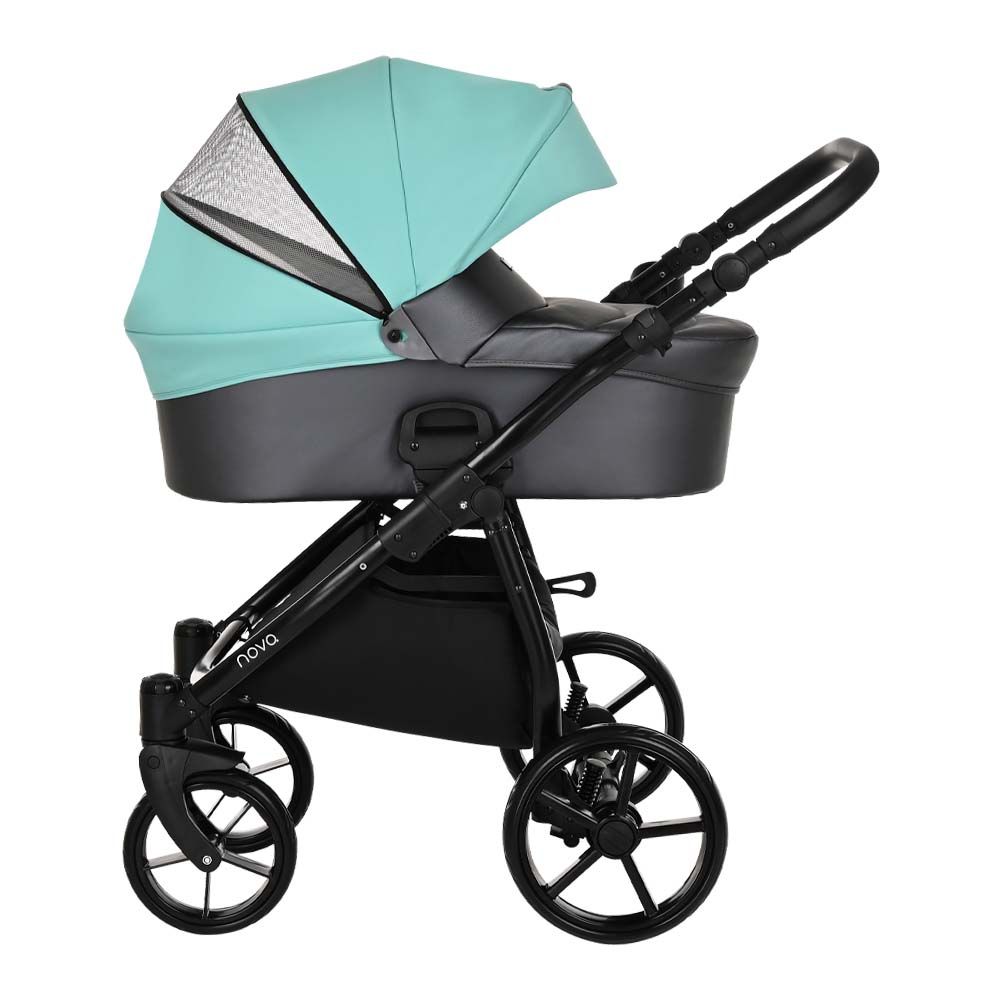 Коляска 3 в 1 Tutis Novo, Antracite Metalic / Mint (236)