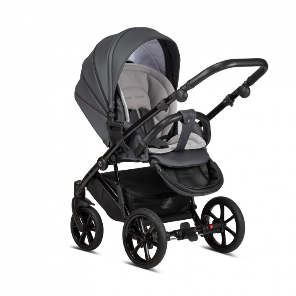 Коляска 2 в 1 Tutis Viva Life Leather 2020, Shadow Grey (087)