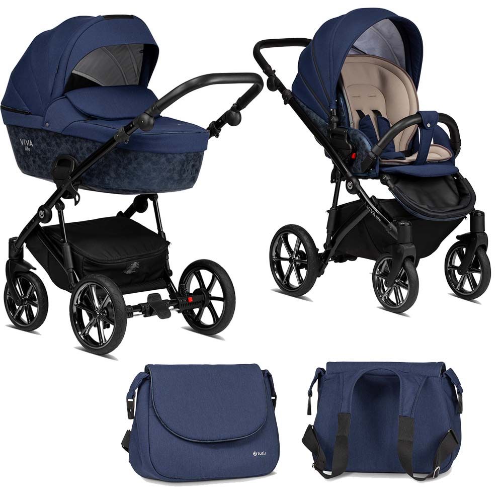 Коляска 2 в 1 Tutis Viva Life Majestic 2020, Sapphire (044)