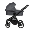 Коляска 3 в 1 Tutis Mio Eco-Leather, Dark Gray (021)