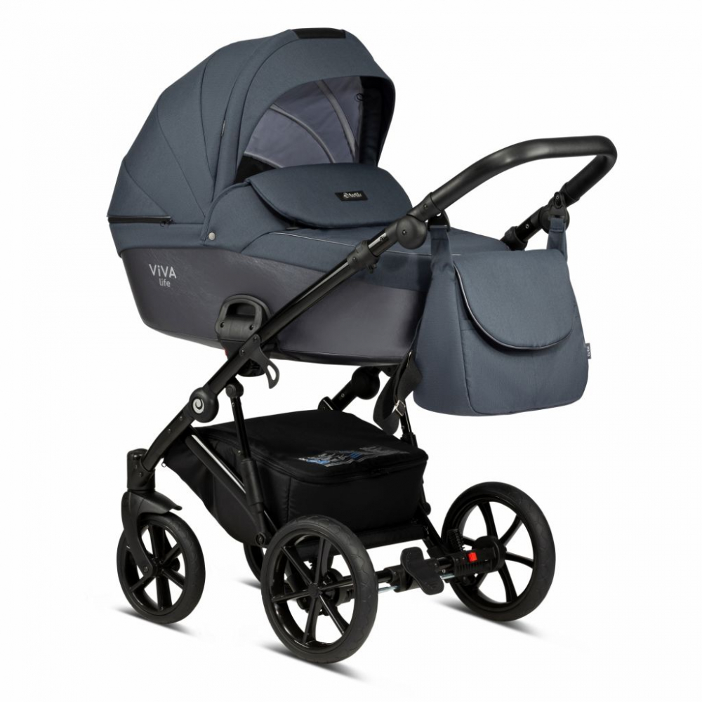 Коляска 2 в 1 Tutis Viva Luxury, Obsidian (060)