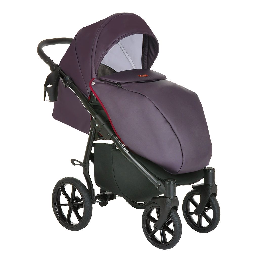 Коляска 3 в 1 Tutis Nanni Leather 2021, Темно-фиолетовый (097)