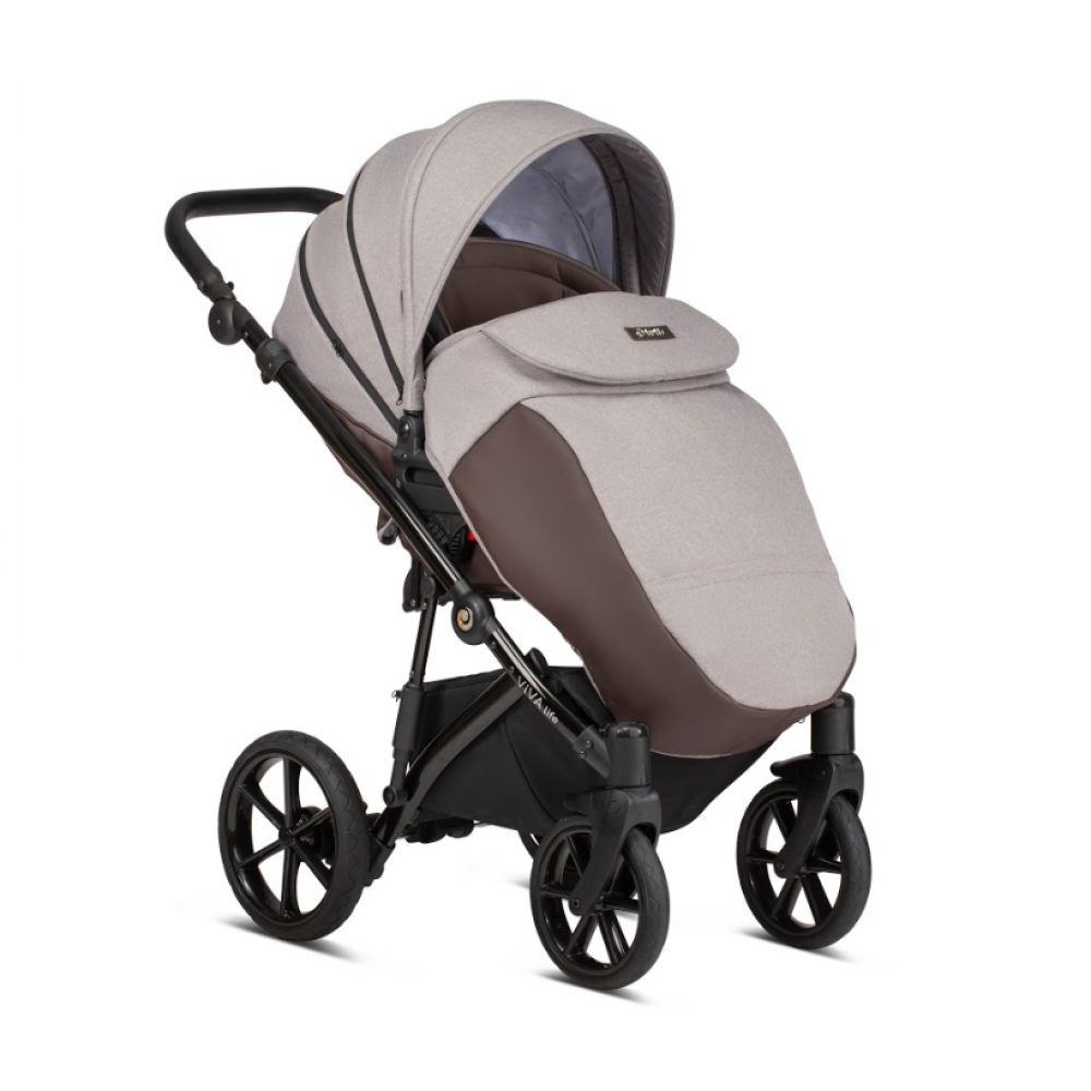 Коляска 2 в 1 Tutis Viva Life 2020, Warm Grey (068)