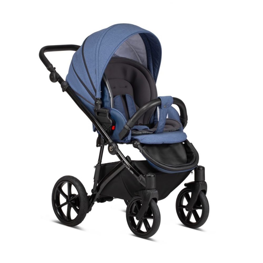 Коляска 2 в 1 Tutis Viva Life 2020, Blue Indigo (076)