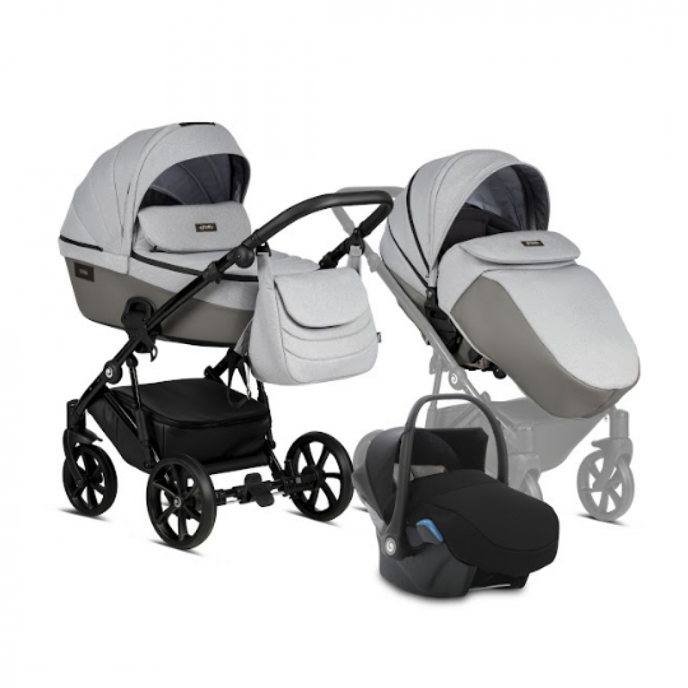 Коляска 3 в 1 Tutis Viva 4 Essential, Sleet (074)