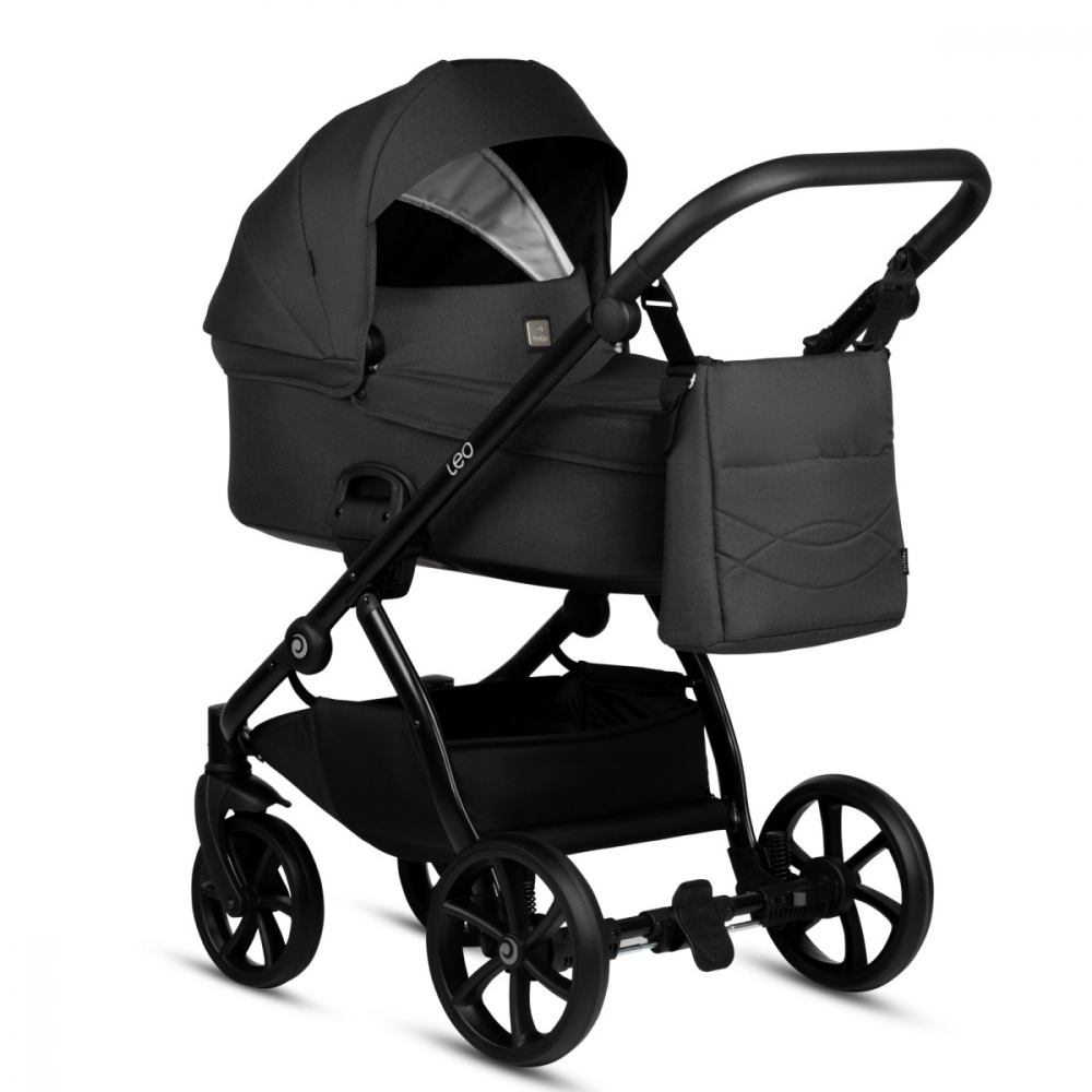 Коляска 2 в 1 Tutis Leo, Black (020)