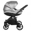 Коляска 3 в 1 Tutis Nanni Leather 2023, Silver / Серый (041)