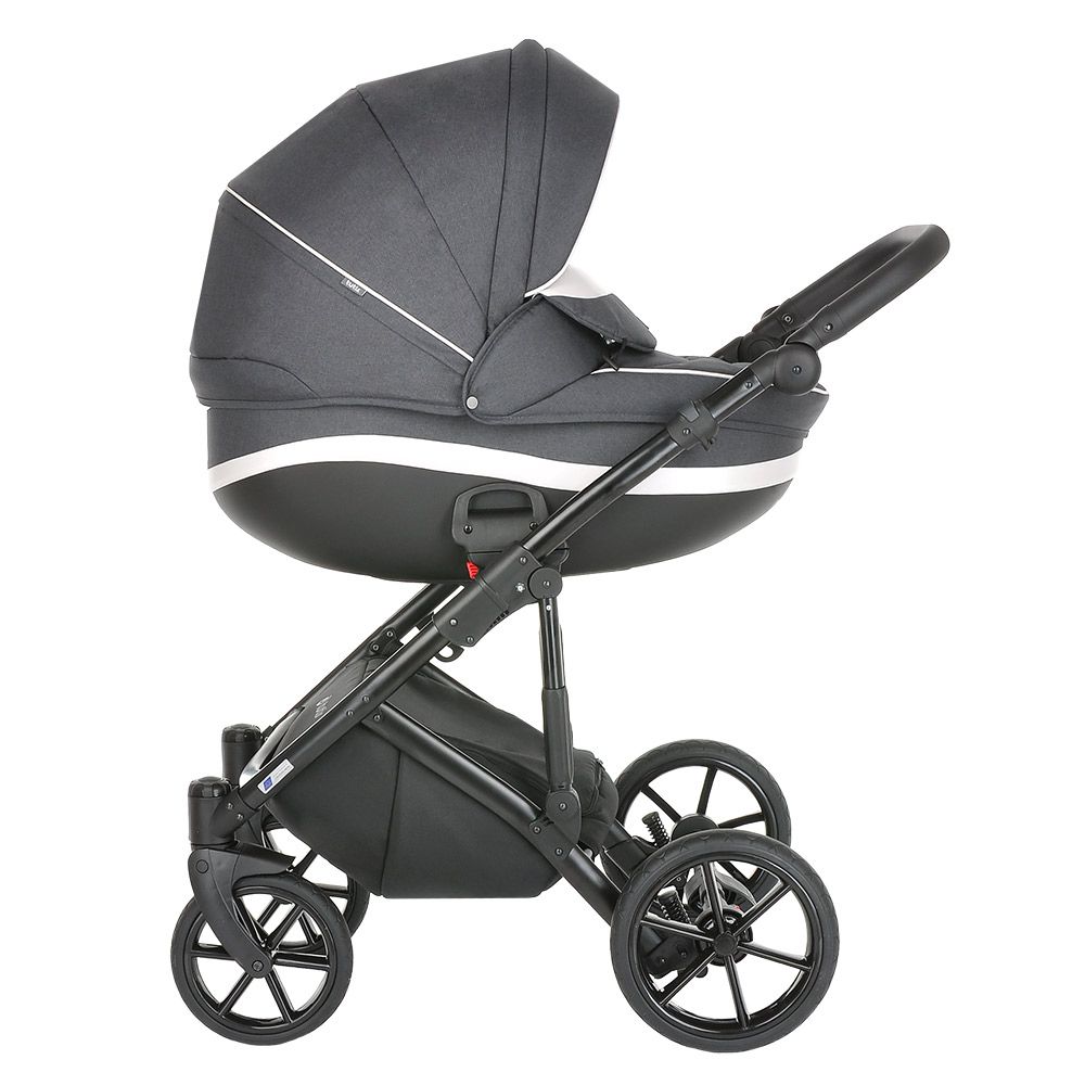 Коляска 2 в 1 Tutis Mimi Style 2021, Black Marble (042)