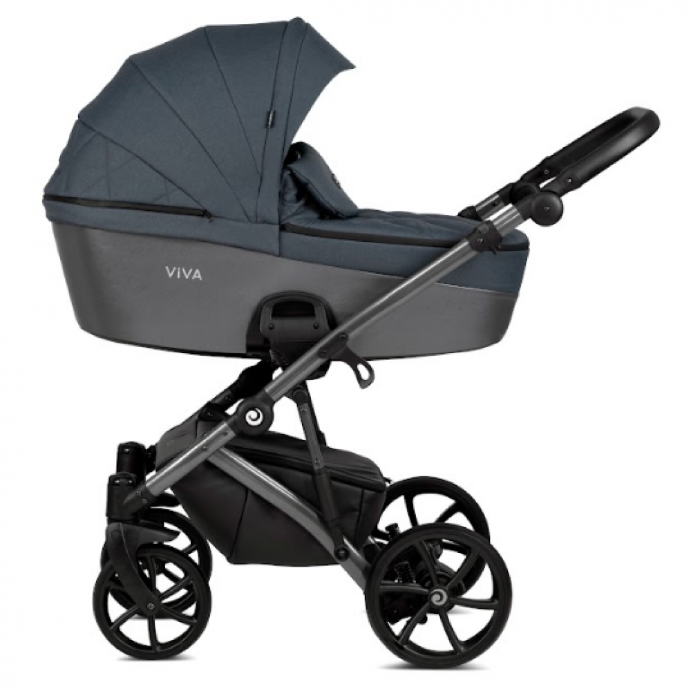 Коляска 3 в 1 Tutis Viva 4 Luxury, Obsidian (060)