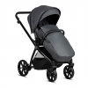 Коляска 2 в 1 Tutis Mio Eco-Leather, Dark Gray (021)