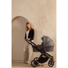 Коляска 2 в 1 Tutis Mio Eco-Leather, Dark Gray (021)
