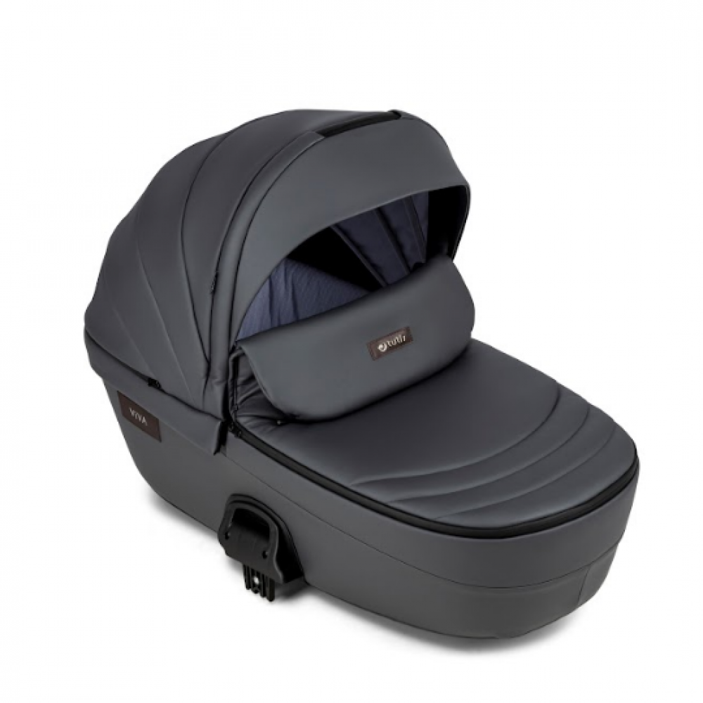 Коляска 3 в 1 Tutis Viva 4 Eco-Leather, Shadow Grey (087)