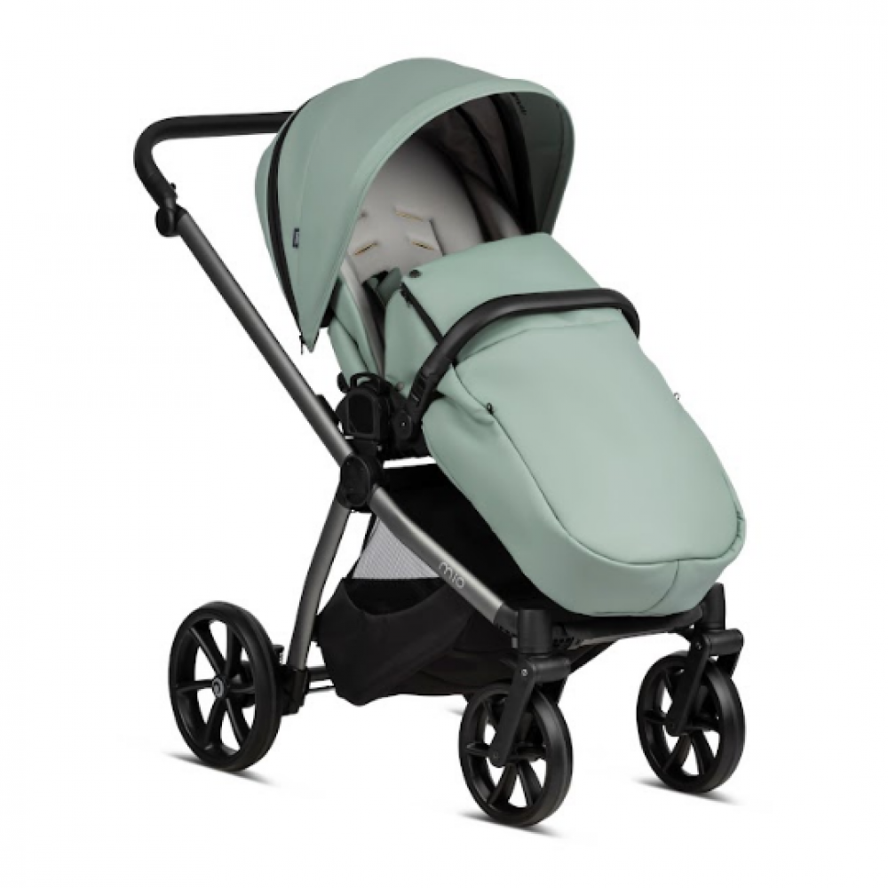 Коляска 2 в 1 Tutis Mio Eco-Leather, Sage (039)