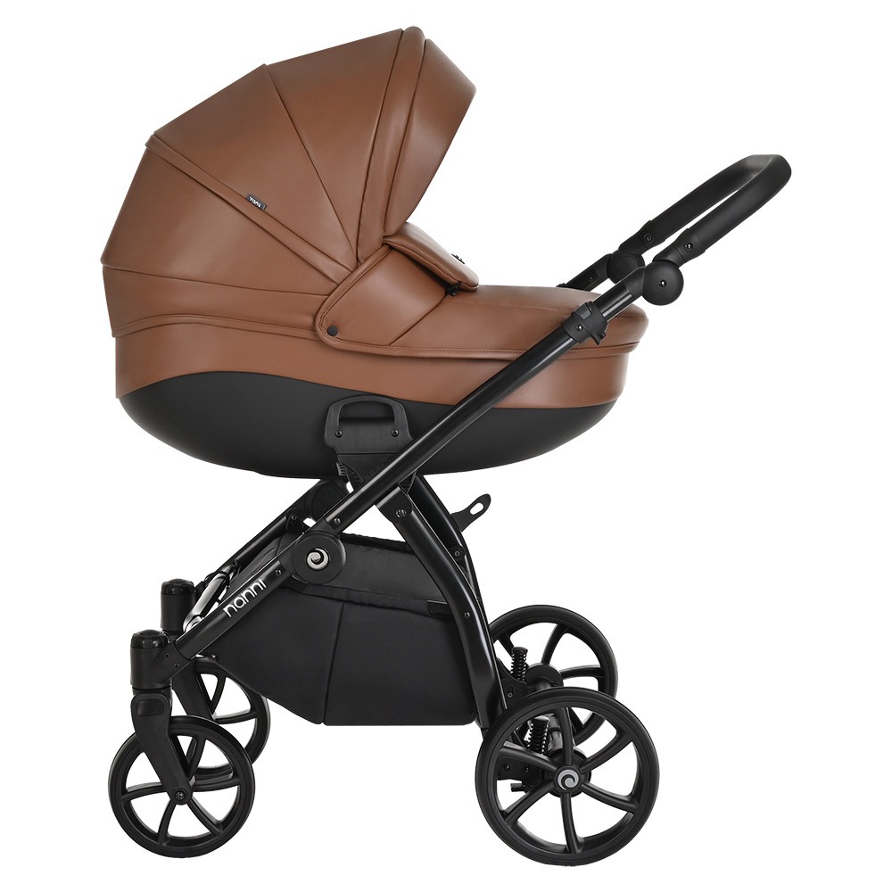 Коляска 2 в 1 Tutis Nanni Leather 2023, Коричневый (038)