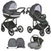 Коляска Tutis Mimi Style 2021, 3 в 1 Black Marble