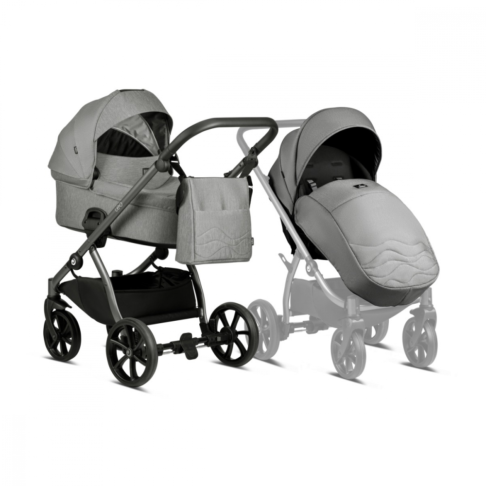 Коляска 3 в 1 Tutis Leo, Grey (108)