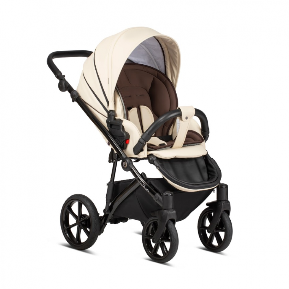 Коляска 2 в 1 Tutis Viva Life Leather 2020, Vanilla (086)