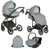 Коляска Tutis Mimi Style 2021, 3 в 1 Turquoise